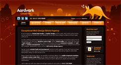 Desktop Screenshot of aardvark-creative.com